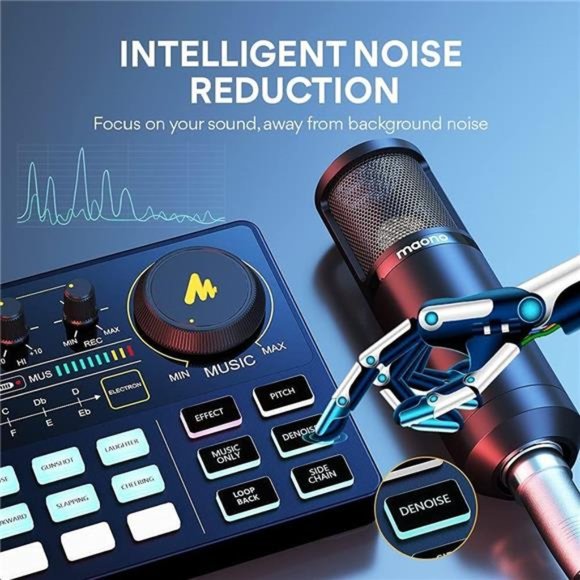 Podcast Equipment Bundle MaonoCaster Lite Audio Interface All in One Podcast - Picture 5 of 6